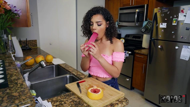 Hungry Ella Craves Stranger Cum On Her Face After Passionate Blowjob & Sex