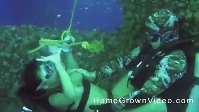 Hot Mature Latino Couple Dive Underwater for Scorching Sex Action