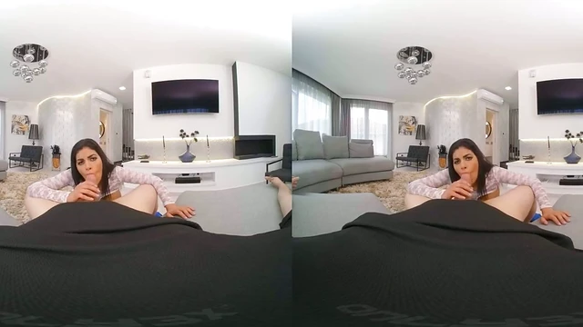 Sexy Sheila Ortega Shows Off Big Tits While Riding Hard in VR Fantasy