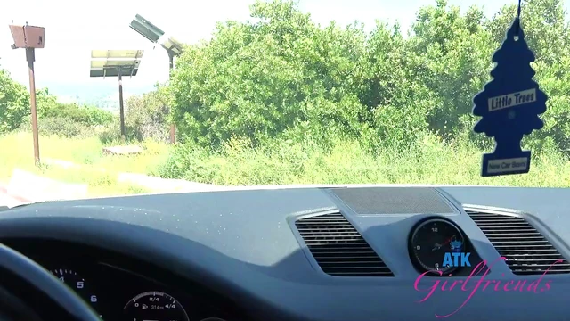 Sultry Latin Brunette Anissa Teasing Stranger Before Hot Action