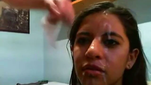 Sultry Dark-Haired Chick With Plump Boobs Gives Her Hairy Partner A Deep Blowjob