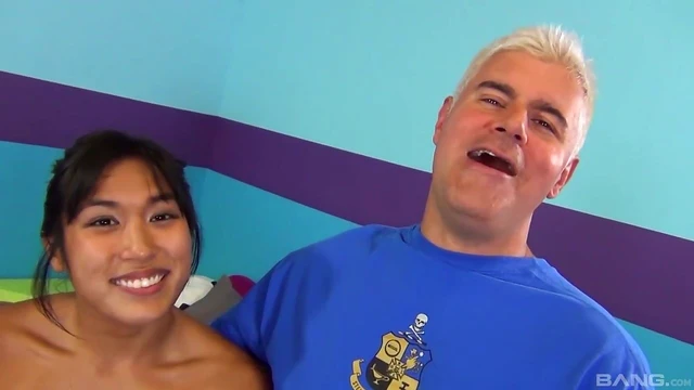 Sultry Mia Li Shows Off Busty Assets Before Getting Fucked Hard by White Stud