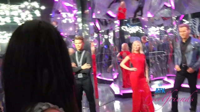 Sexy Brunette MILF Explores Mannequin Museum with Naughty Intentions