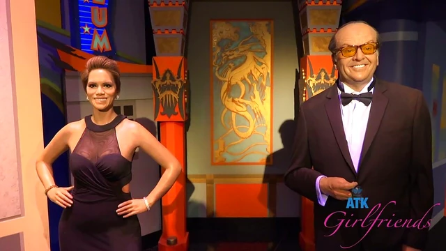 Sexy Brunette MILF Explores Mannequin Museum with Naughty Intentions