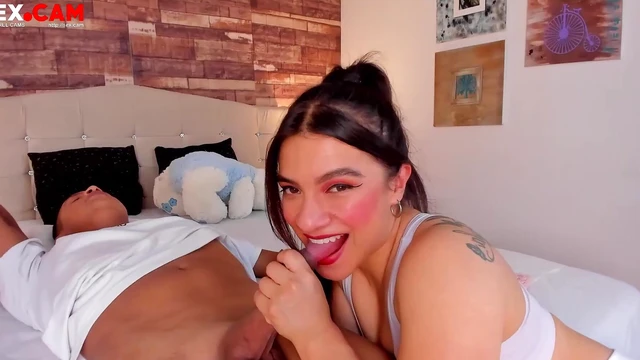 Seductive Brunette Girlfriend Enjoys Deep Throat Fun Before Intimate Sex Play