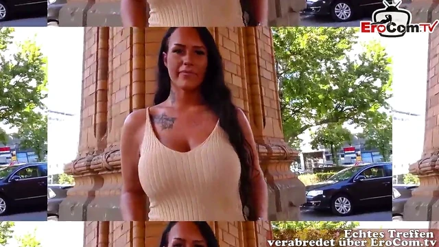 German Latina Single Girl Gets Fucked Hard After Blind Date Hookup