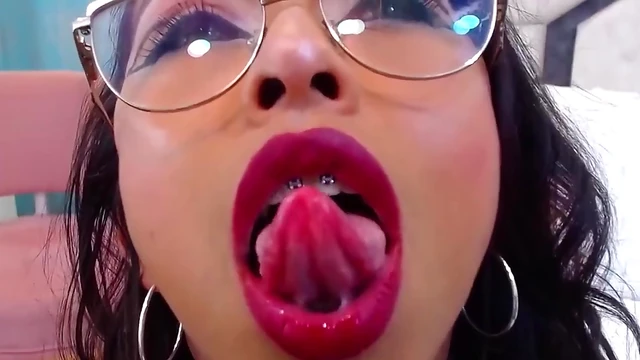 Sexy Brunette in Nylon Stockings Fingering Her Anal Hole Alone