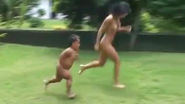 Dwarf Passionately Fucks Her Until He Cums Hard Inside