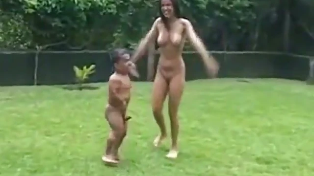 Dwarf Passionately Fucks Her Until He Cums Hard Inside