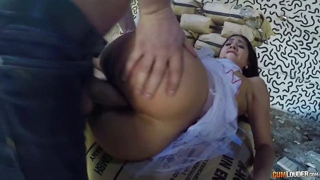 Sexy Nurse Gets Nailed Hard Inside Old Warehouse For Raw Pleasure