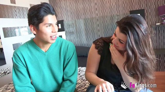 Seductive Maria Bose Tempts Handsome Man into Passionate Lovemaking