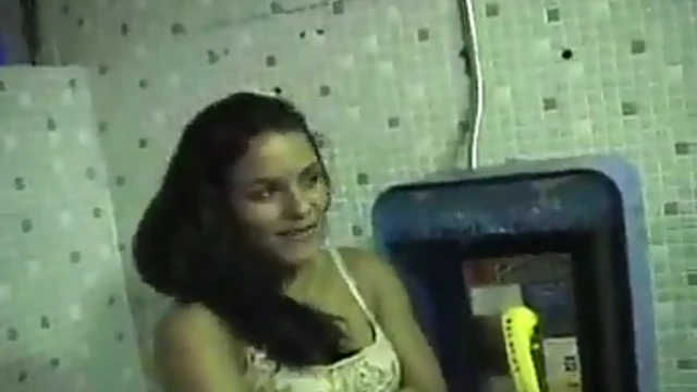 Sizzling Latina Amateur Shows off Her Natural Tits After Removing Thong