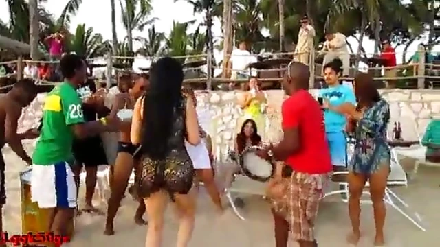 Seductive Babes Dance Wildly at Street Party Before Getting Fucked Hard