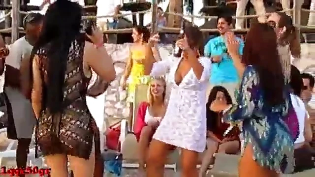 Seductive Babes Dance Wildly at Street Party Before Getting Fucked Hard