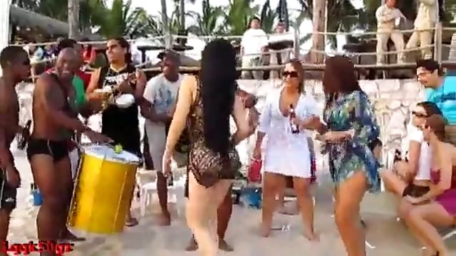 Seductive Babes Dance Wildly at Street Party Before Getting Fucked Hard