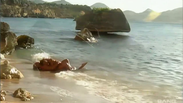 Tera Patrick Gets Rough Dicked by the Sea on Her Beach Date
