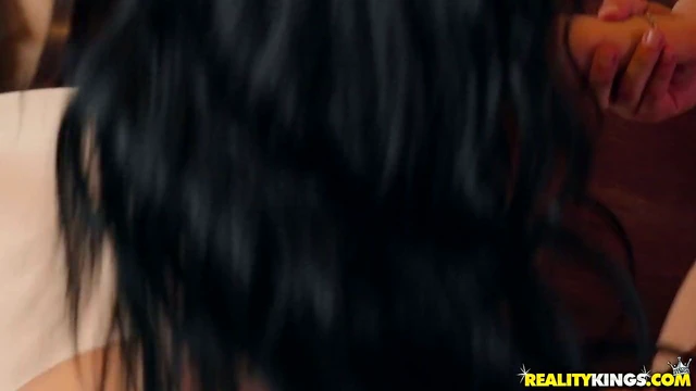 Jealous BF Watches His Hot Brunette Lover Get Pounded Hard