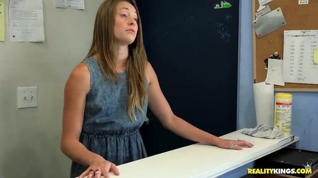 Slim Amateur Girl With Tiny Tits Gets Fucked For First Porn Scene