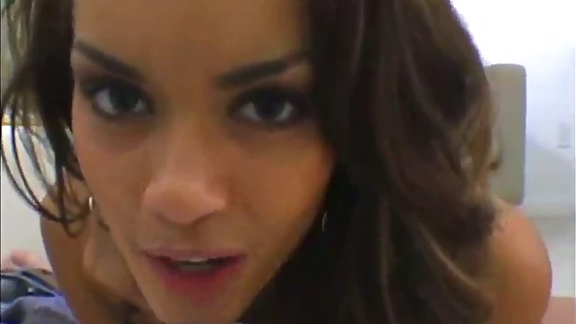 Sizzling Latina Temptress Takes Big Cock into Mouth Before Sexy POV Fuckfest