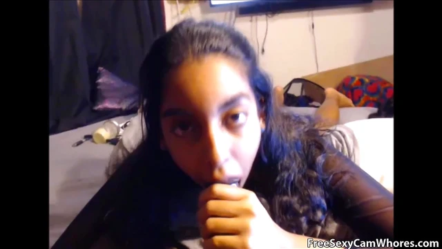 Teen Tempts POV by Sucking Thick Black Cock Live On Cam