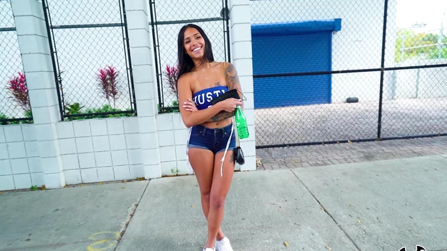 Camila Cortez Takes Money for Hot Sex Adventure Inside Van