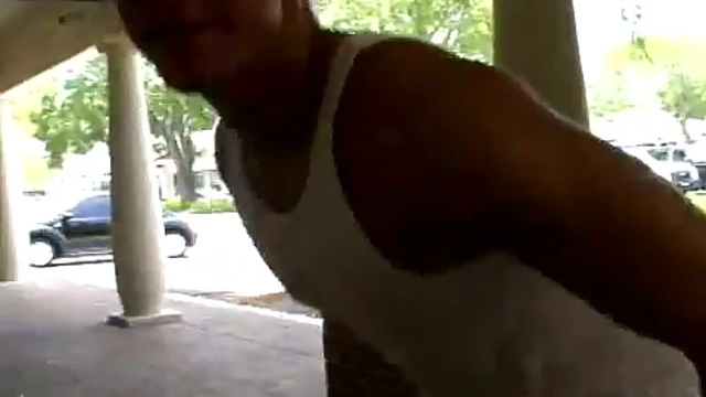 Sizzling Brunette Teases With Tiny Titties & Fiery Booty in Tight Thong