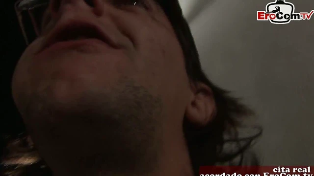 Sizzling Spanish MILF Shows Her Big Tits During Homemade Gangbang Adventure