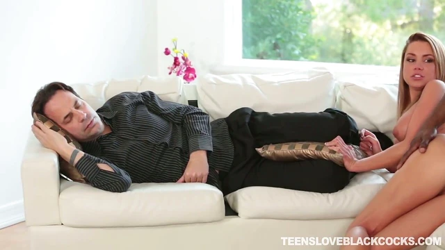 Sneaky Wife Awakens To Cheat On Her Man With A Strong Black Lover