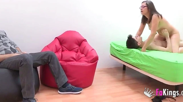 Jordi Watches Dafne & Michael Fuck Passionately Behind Closed Doors