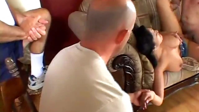 Buxom Wife Gets Fucked While Her Husband Watches Aroused