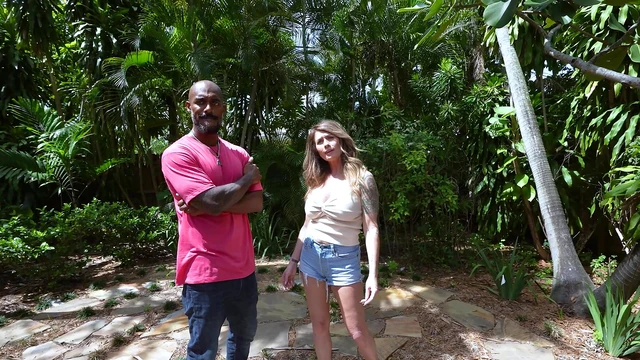 Busty Blonde Babe Alex Isadora Enjoys Steamy Interracial Dicking Action