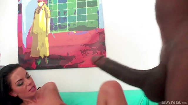 Jealous Lover Watches Hot Chick Ride Massive Black Cock