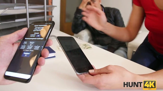 Czech Chick Leanne Lace Enjoys Smooth Table Fuck While Her Man Watches