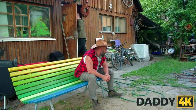 Stunning Andrea Rides Him Hard Outdoors in Cowgirl Position For Pleasure