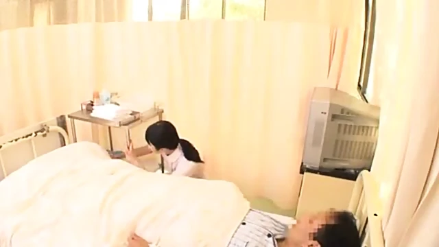 Seductive Asian Nurse Gives Patient A Steamy Handjob Experience