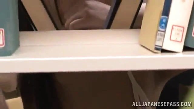 Kinky Asian Babe Gets Wildly Fucked Amidst Quiet Library Shelves