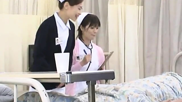 Seductive Japanese Nurse Pleases Patient With Expert Blowjob Skills