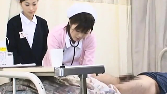 Seductive Japanese Nurse Pleases Patient With Expert Blowjob Skills