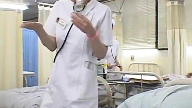 Seductive Japanese Nurse Pleases Patient With Expert Blowjob Skills