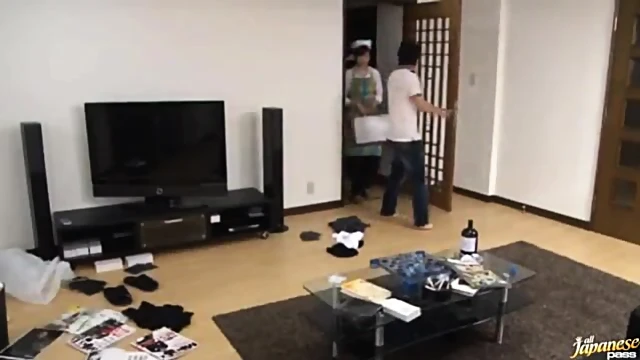 Cute Nanako Mori Gets Her Pussy Licked Before Sofa Sex Action