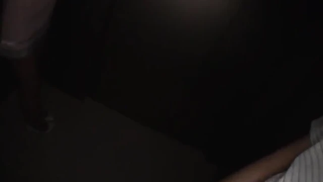 Pretty Asian Girl Gives Good Head During Elevator Ride