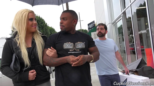 Cute Cowgirl with Tiny Tits Enjoys Hardcore Interracial Threesome Delightfully