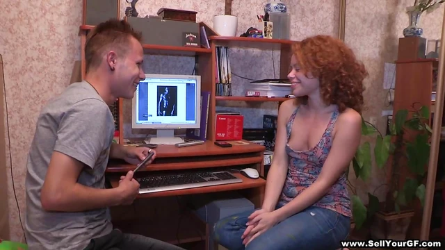 Cheat Redhead Takes Her Lover’s Big Cock After Leaving Her Husband