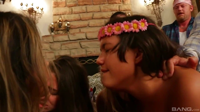 Horny Flaming Babes Devour Stiff Cocks for Endless Pleasure