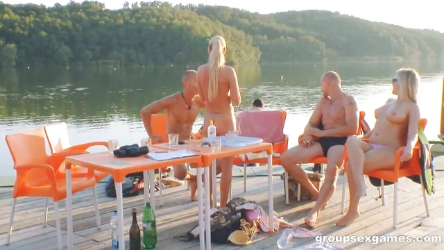 Lusty Chicks Dive Into Steamy Hardcore Group Sex Orgies Together