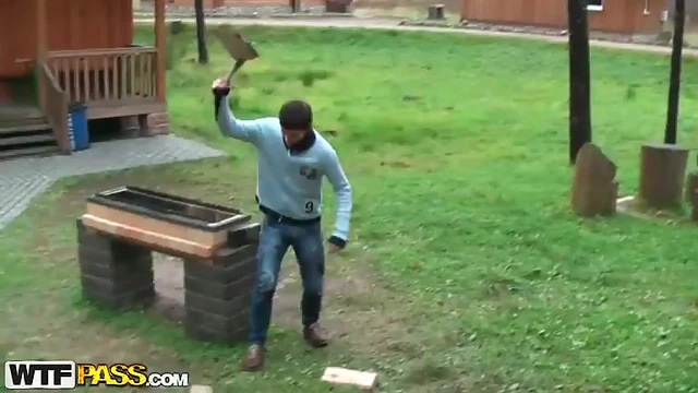 Kinky College Girls Enjoy Wild Sex Party Inside Cozy Cottage