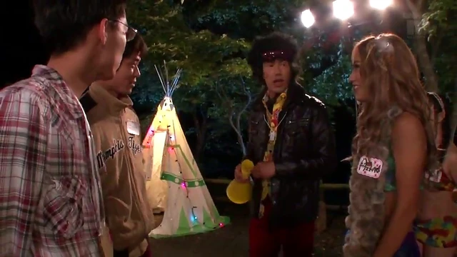 Japanese Teens at Camp Learn Expert Cocksucking Techniques Fast