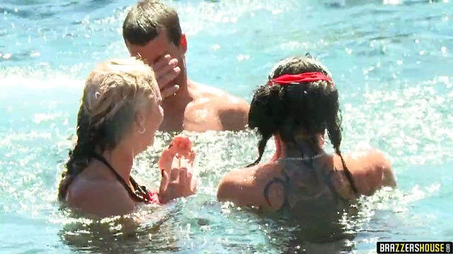Pool Party Turns Wet Wild Orgasmic Adventure Under The Sunlight
