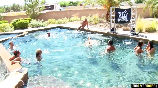 Pool Party Turns Wet Wild Orgasmic Adventure Under The Sunlight