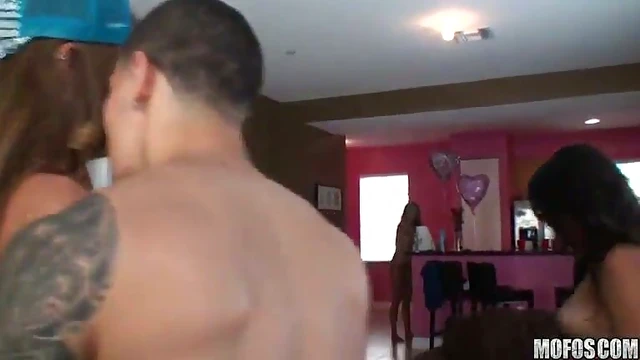 Teens Play Spin the Bottle Leading to Steamy Group Love Fest